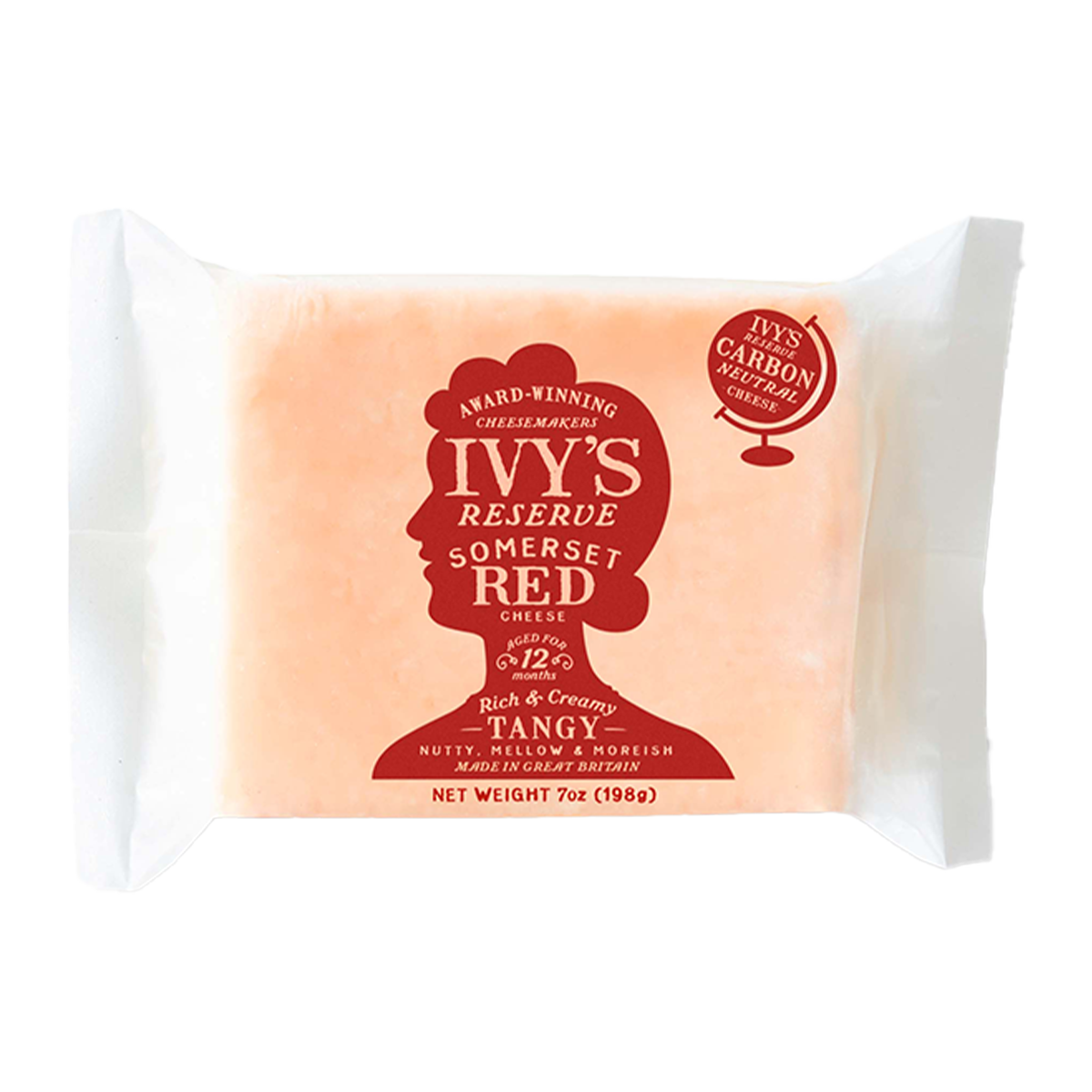 Ivy's Red Somerset Cheese 198g