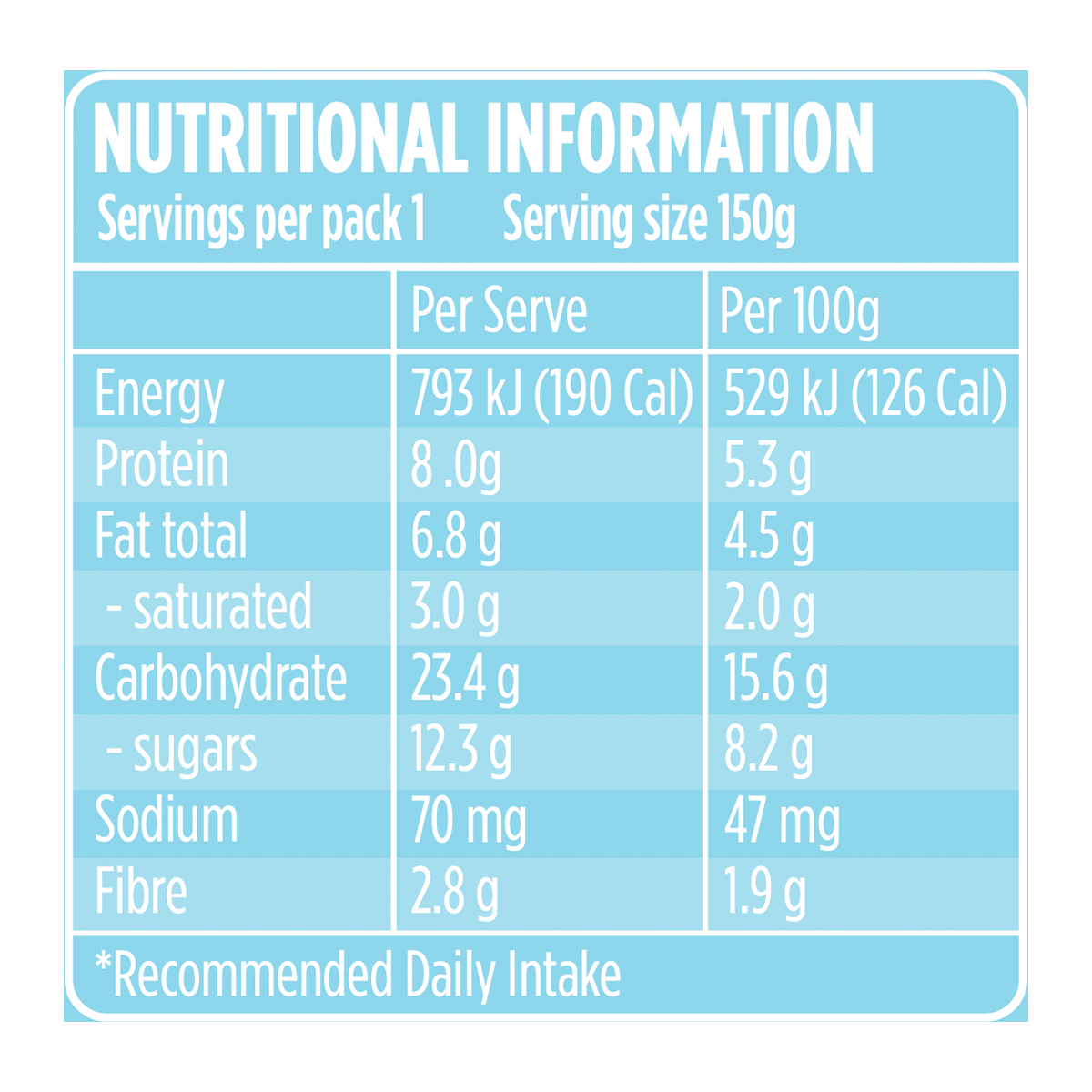 Swiss & Oats Yoghurt Vanilla 150g