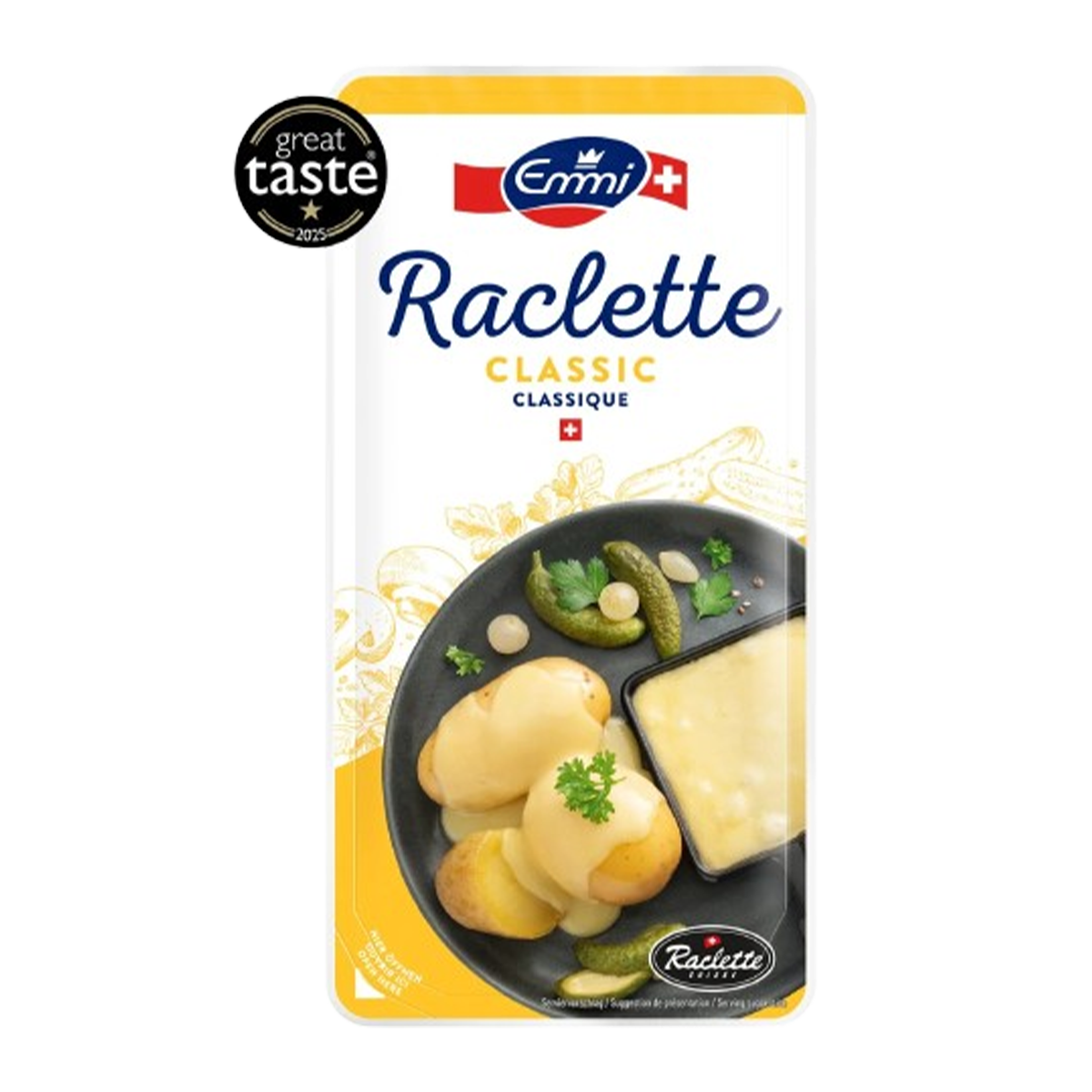 Emmi Swiss Raclette Slice Cheese 150g
