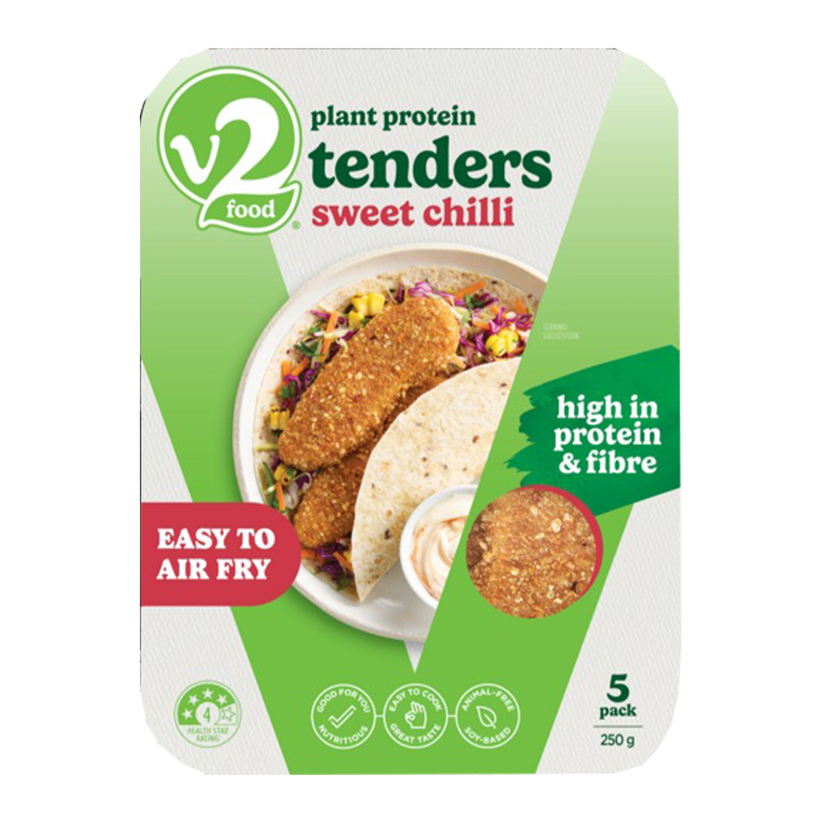 V2Food Sweet Chilli Tenders x5 250g