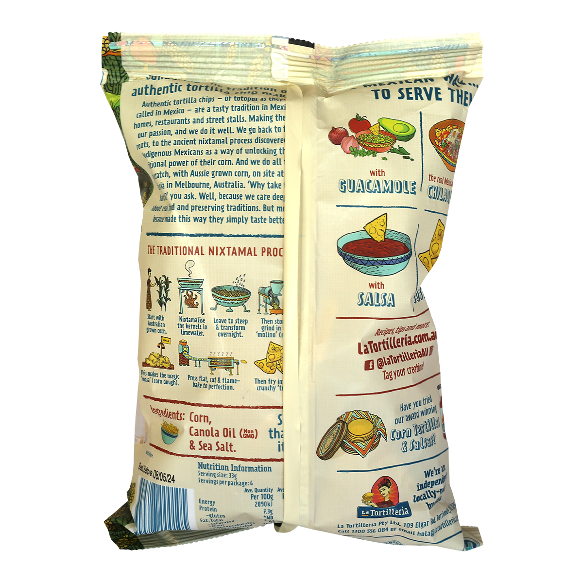 La Tortilleria Totopos 200g