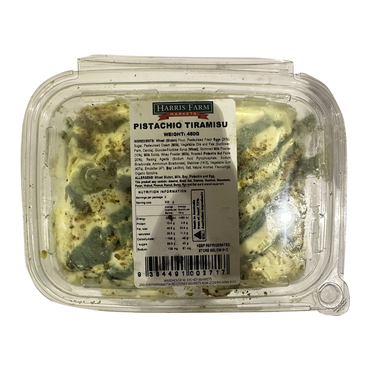 Harris Farm Homemade Pistachio Tiramisu 450g