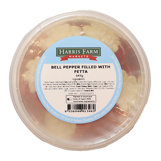 Harris Farm Bell Pepper Filled with Fetta 645g