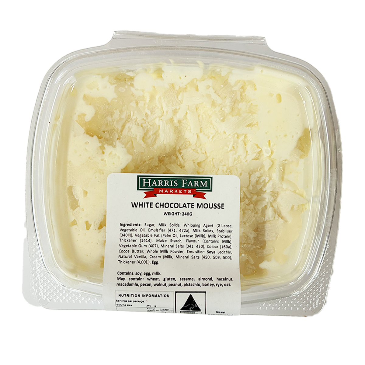 Harris Farm White Chocolate Mousse 240g