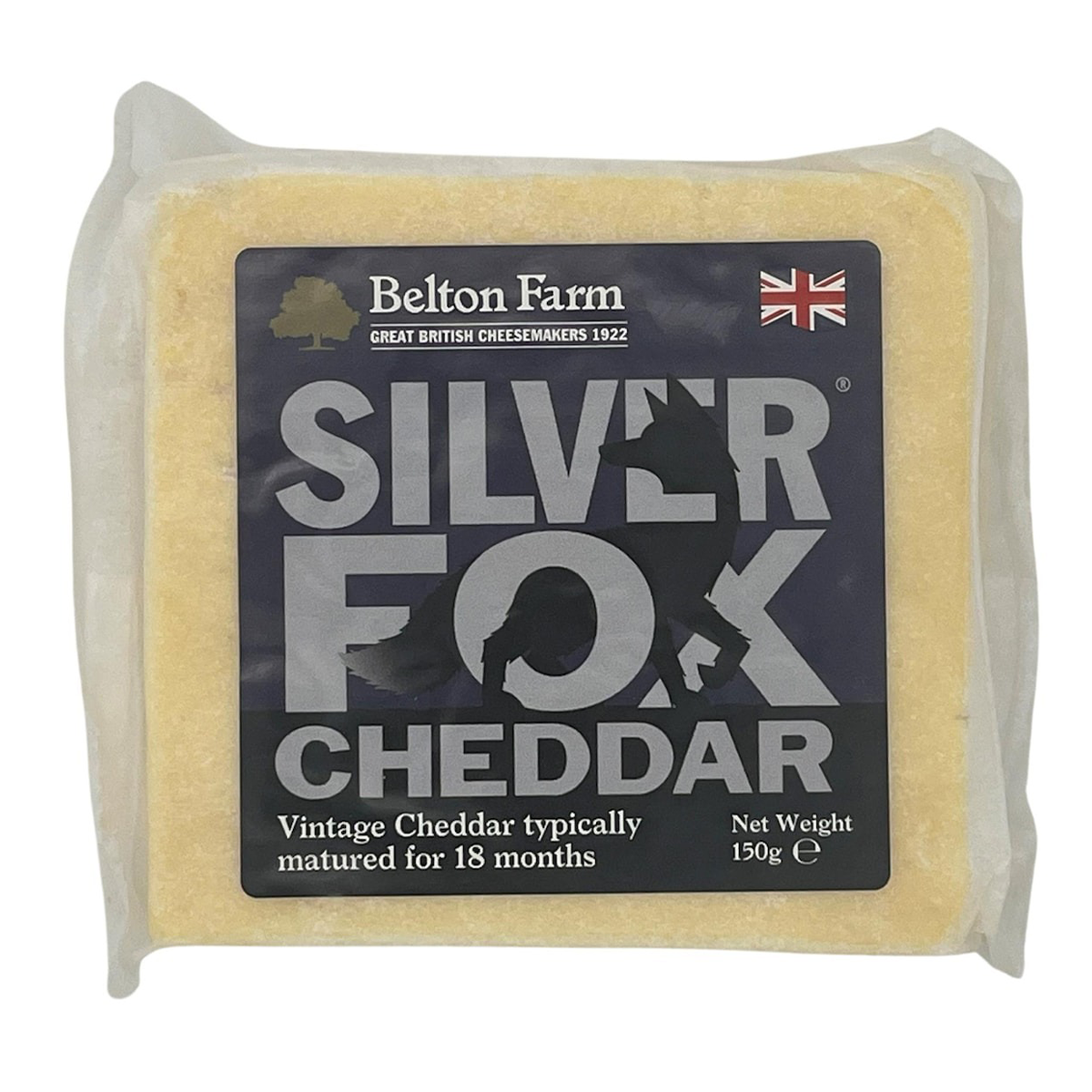 Belton Farm Silver Fox Cheddar Cheese 150g