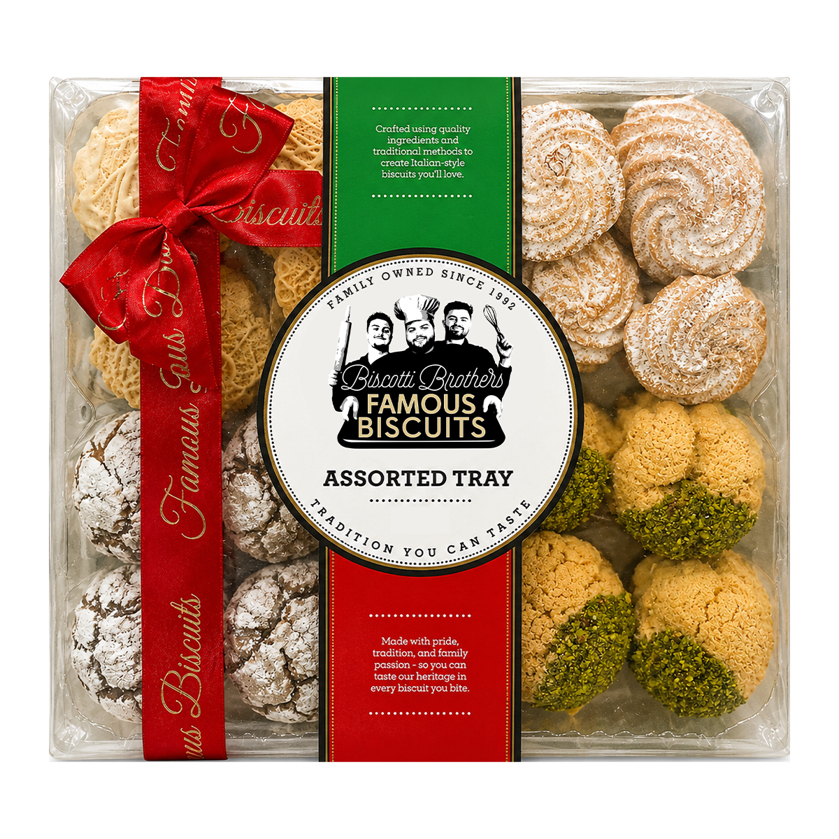 Biscotti Brothers Famous Biscuits Assorted Tray 600g