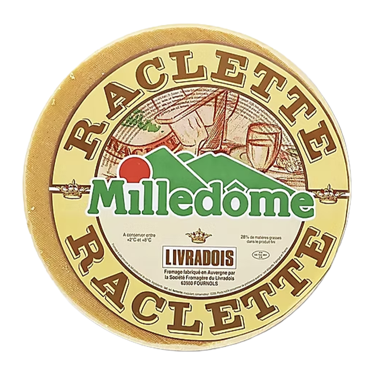 Milledome Fresh Raclette Cheese 200g