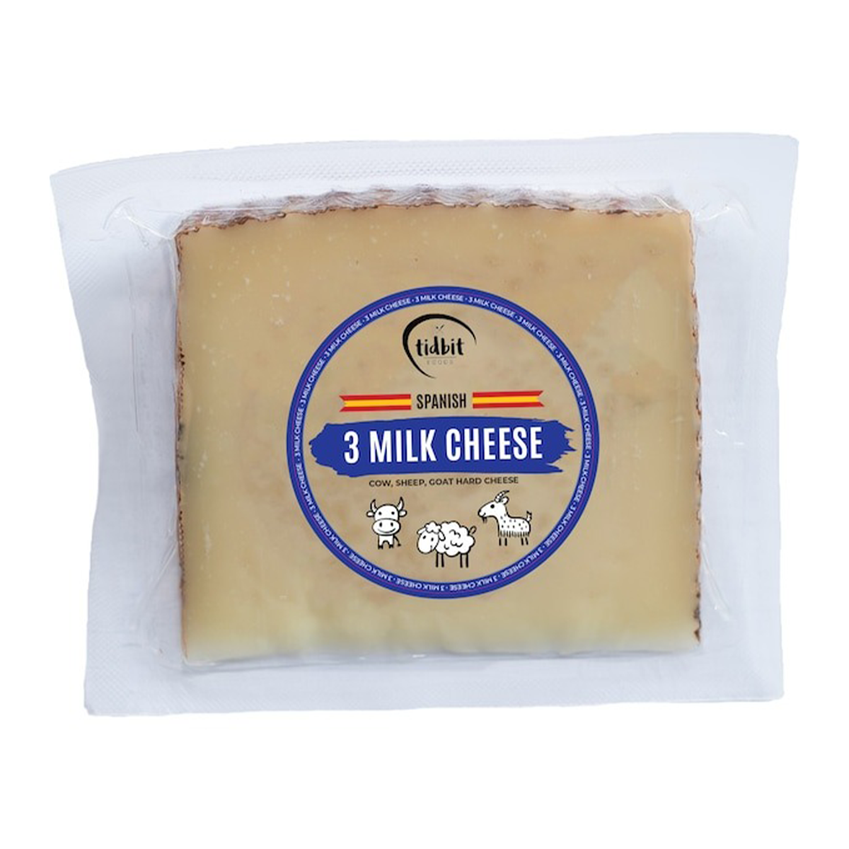 Tidbit Spanish 3 Milk Cheese 150g