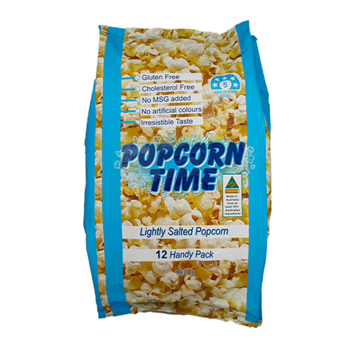 Popcorn Time Salted Popcorn Multipack x12 180g