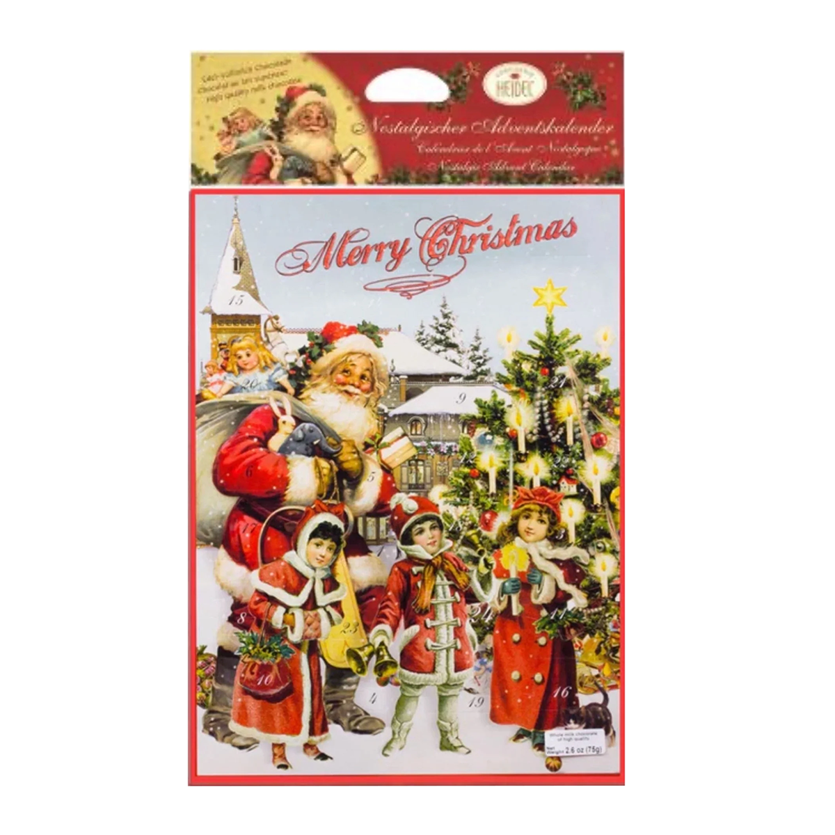 Heidel Santa Advent Calendar 75g