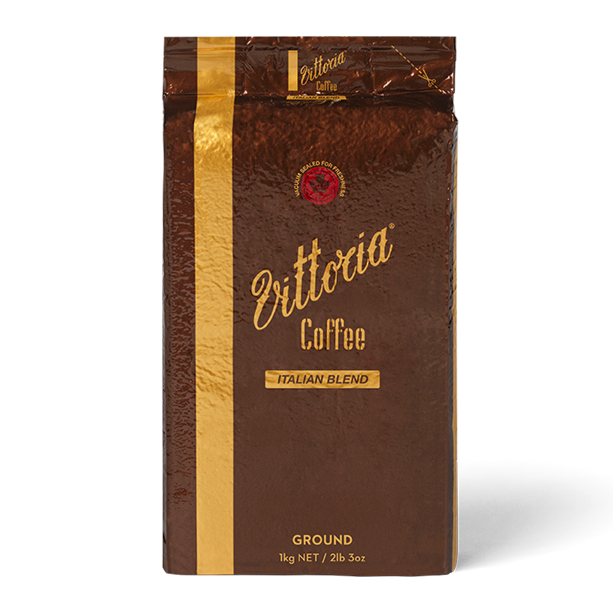 Vittoria Coffee Italian Blend 100% Arabica Ground Coffee 1kg