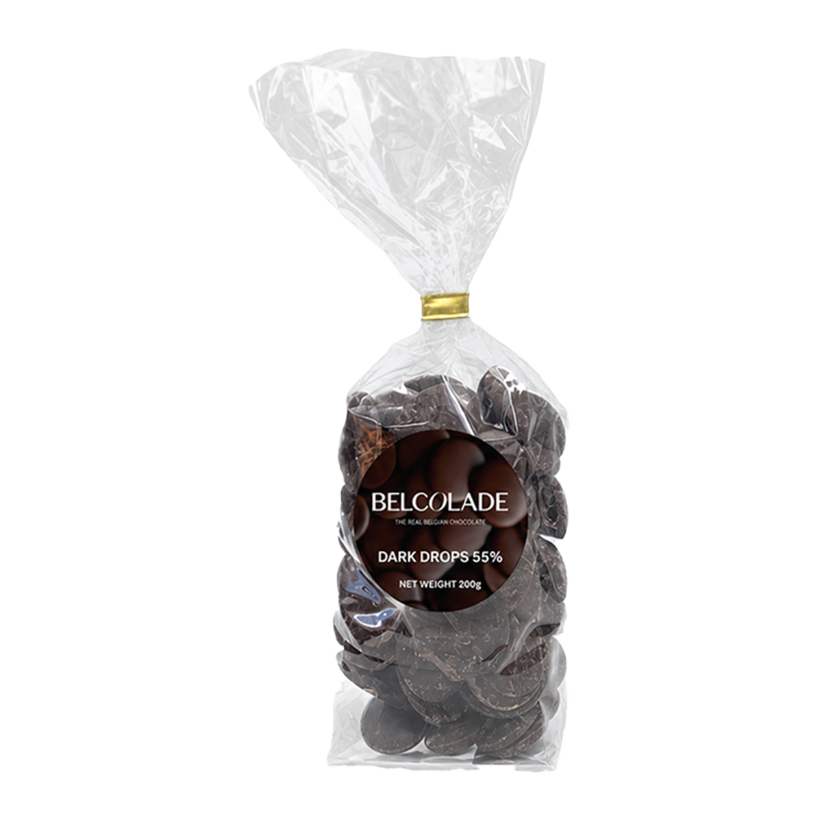 Belcolade 55% Dark Chocolate Drops 200g