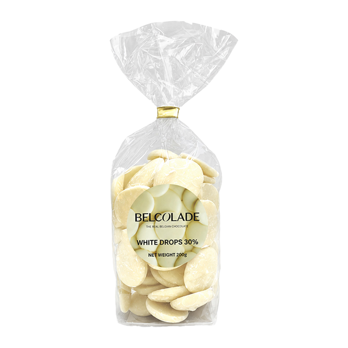Belcolade White Chocolate Drops 200g