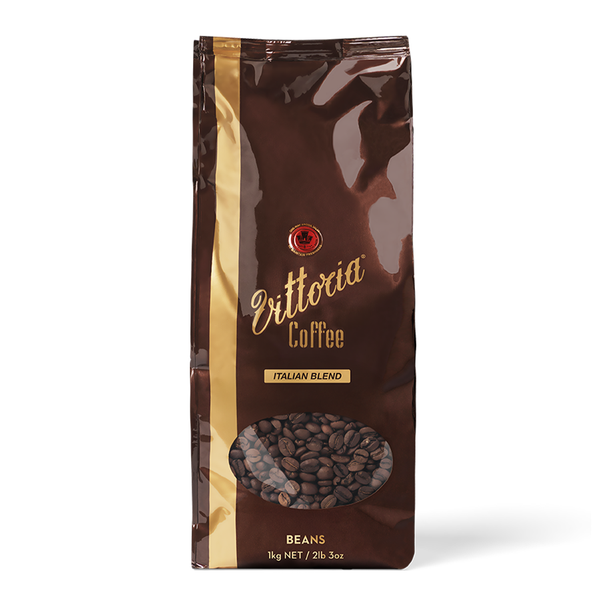 Vittoria Coffee Italian Blend 100% Arabica Coffee Beans 1kg
