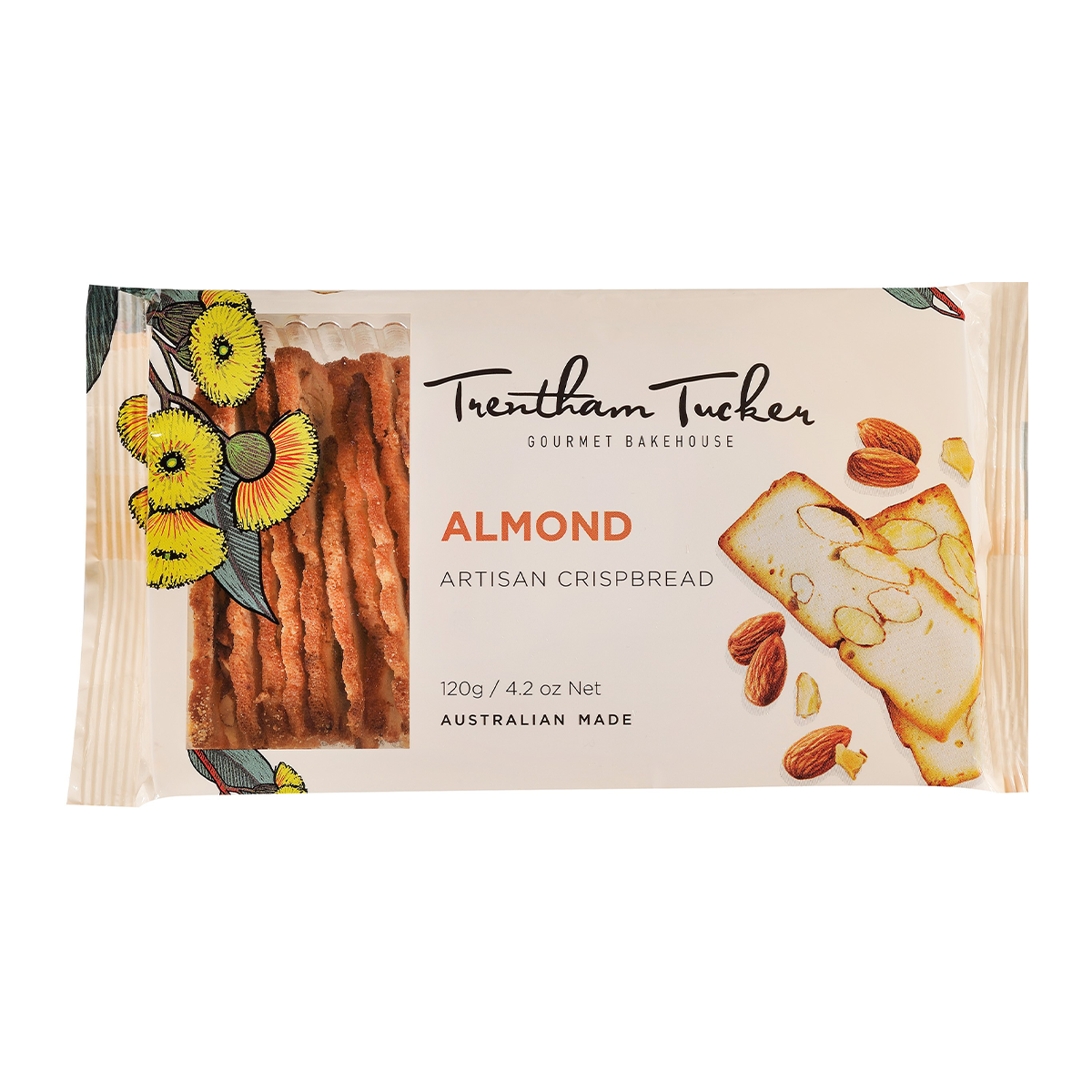 Trentham Tucker Crispbread Almond 120g