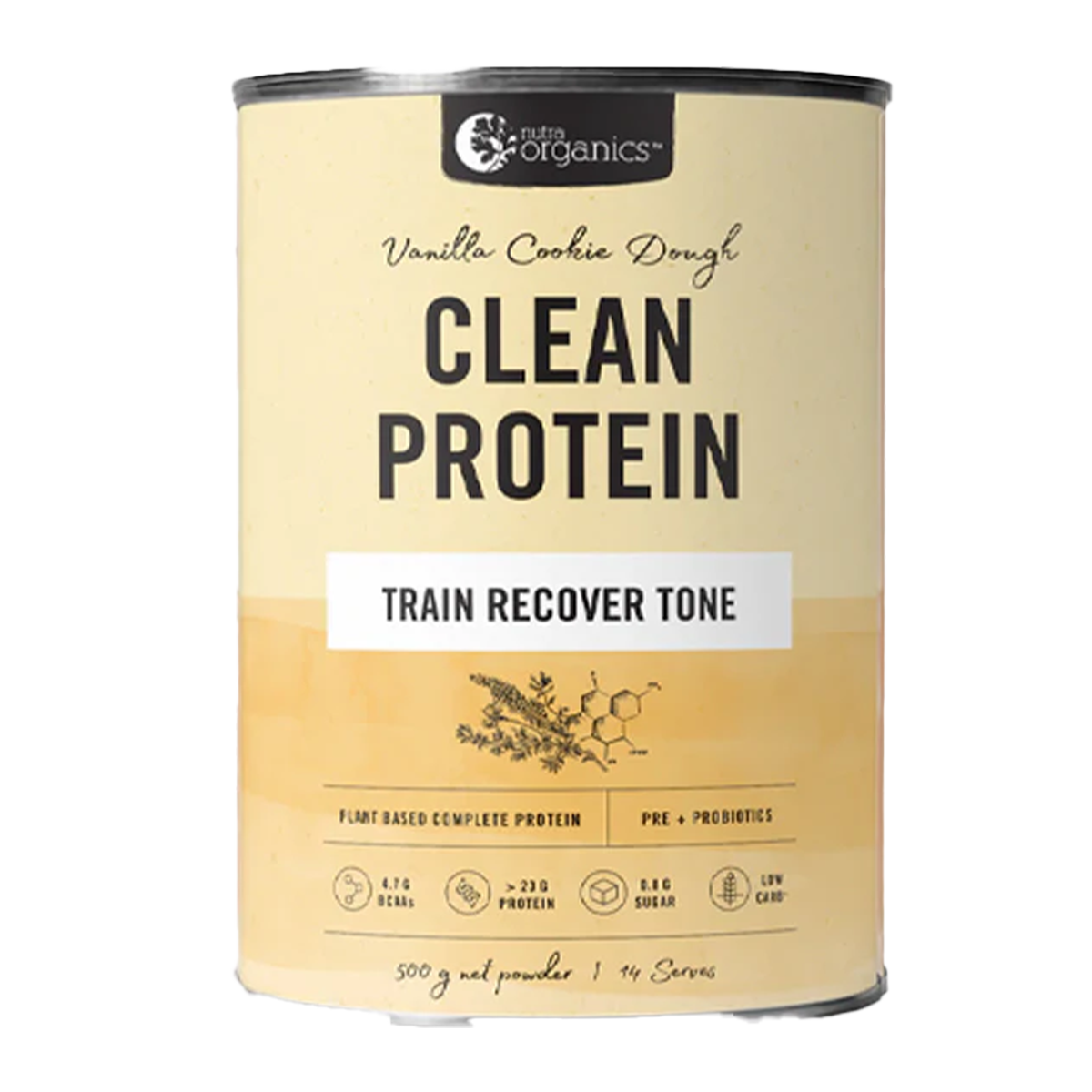Nutra Organics Clean Protein Vanilla Cookie Dough 500g