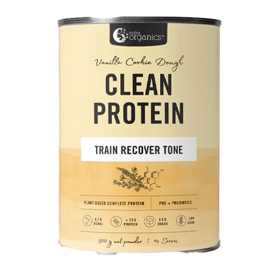 Nutra Organics Clean Protein Vanilla Cookie Dough 500g
