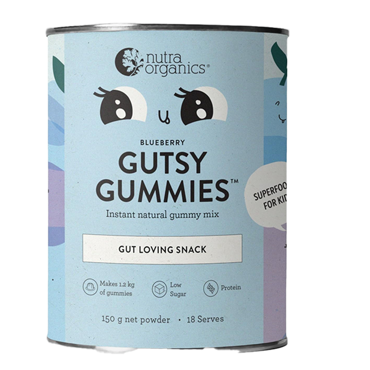 Nutra Organics Blueberries Gutsy Gummies 150g