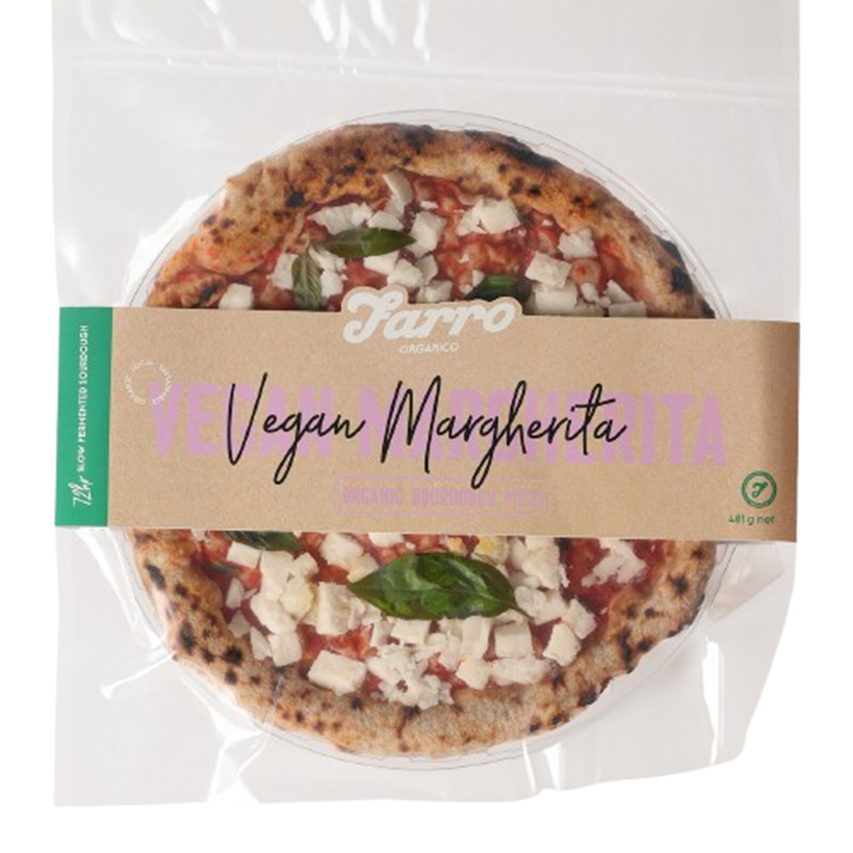 Farro Organico Pizza Spelt Vegan Margherita 400g