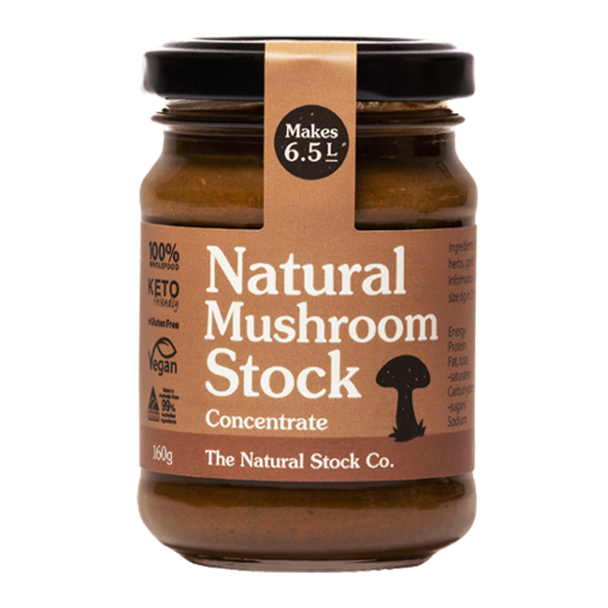 The Natural Stock Co. Mushroom Stock Concentrate 160g