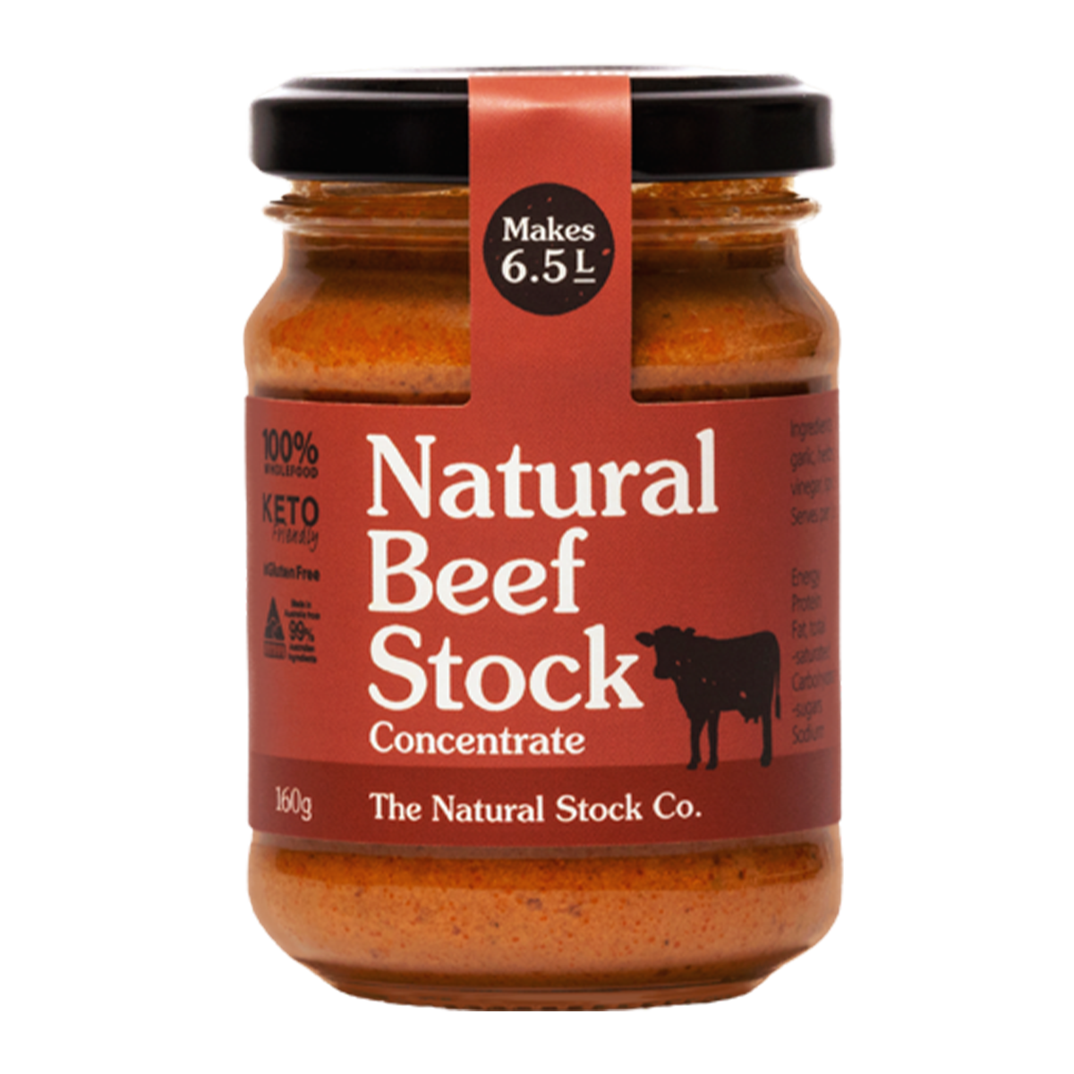 The Natural Stock Co. Natural Beef Stock Concentrate 160g