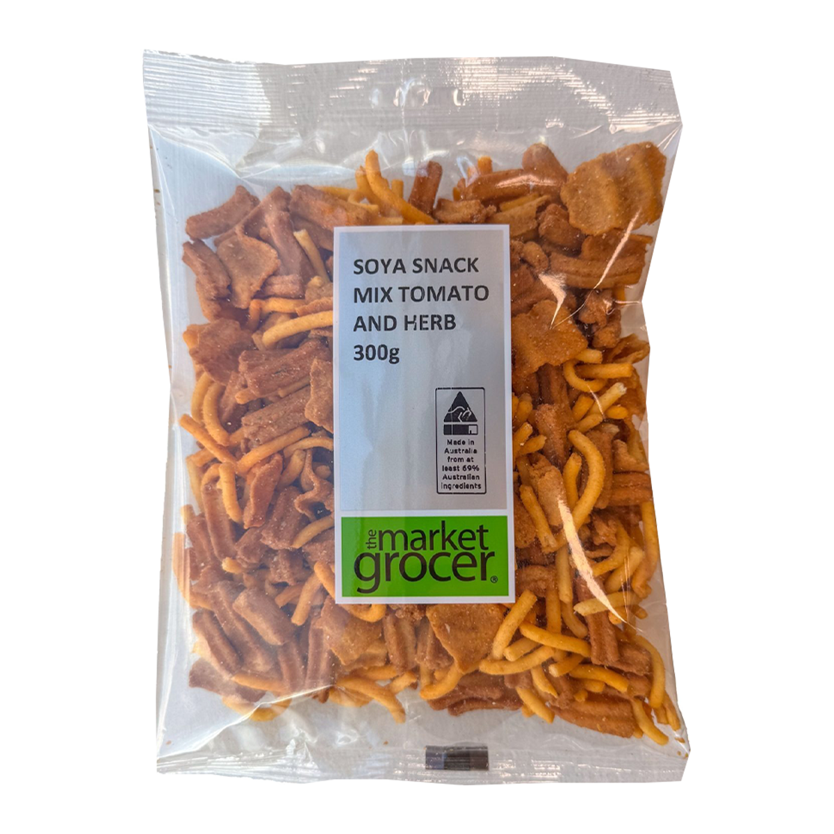 The Market Grocer Soya Snack Mix Tomato Herb 300g