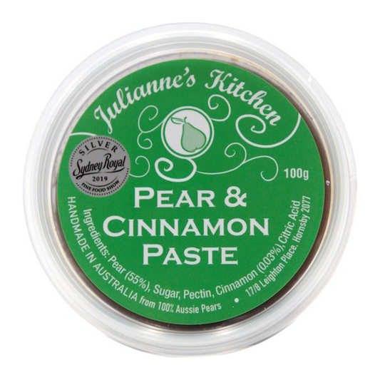 Julianne's Kitchen Pear & Cinnamon Paste 100g