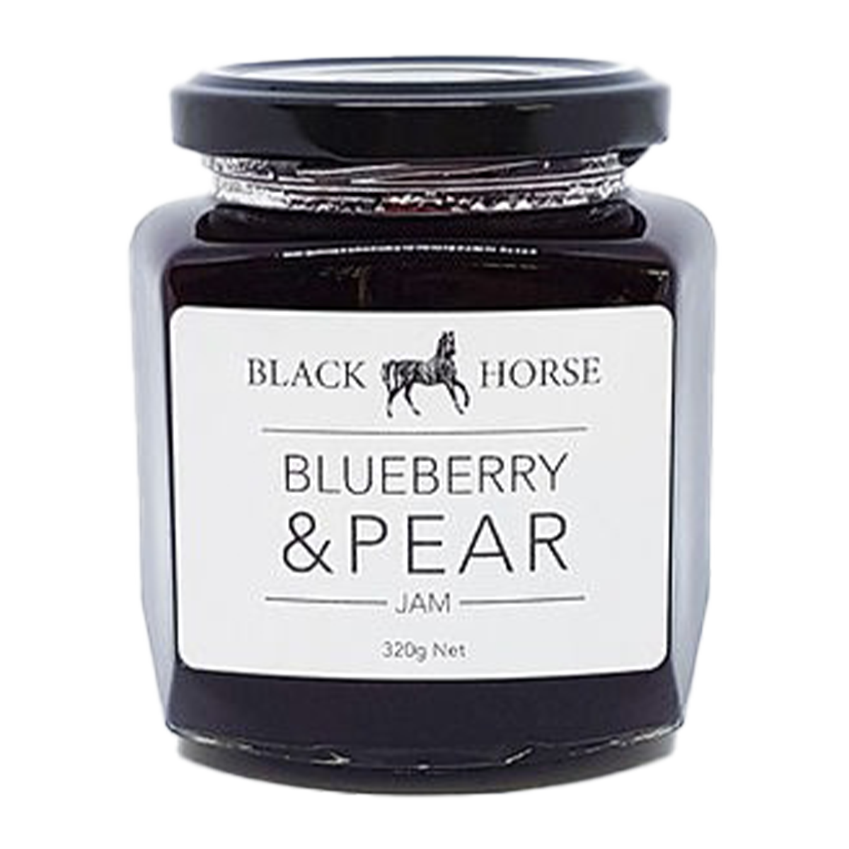 Black Horse Blueberry and Pear Jam 320g