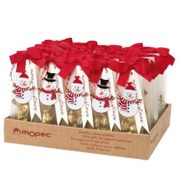 Mopec Snowman Felt Chocolate 15g