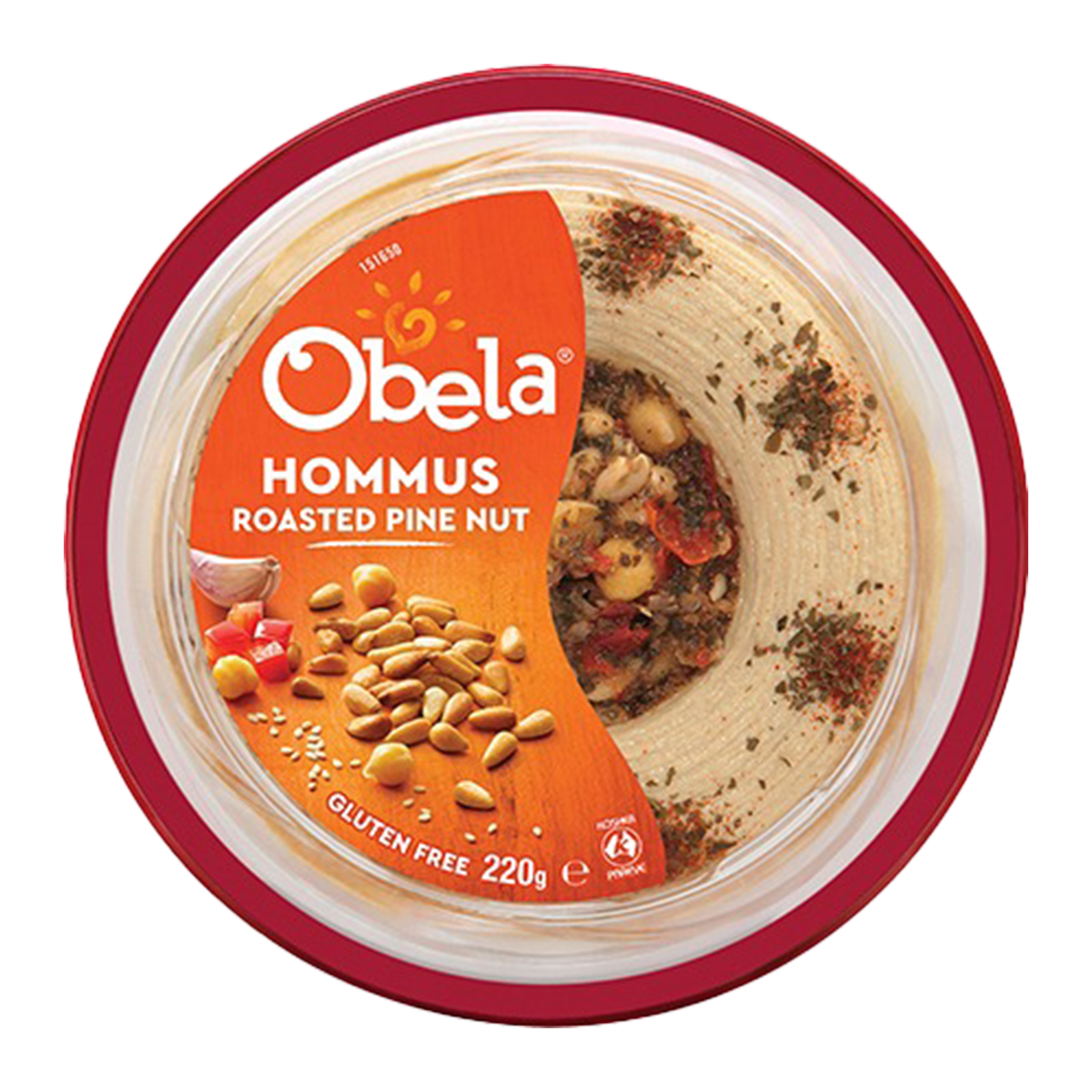 Obela Hommus Roasted Pine Nut 220g