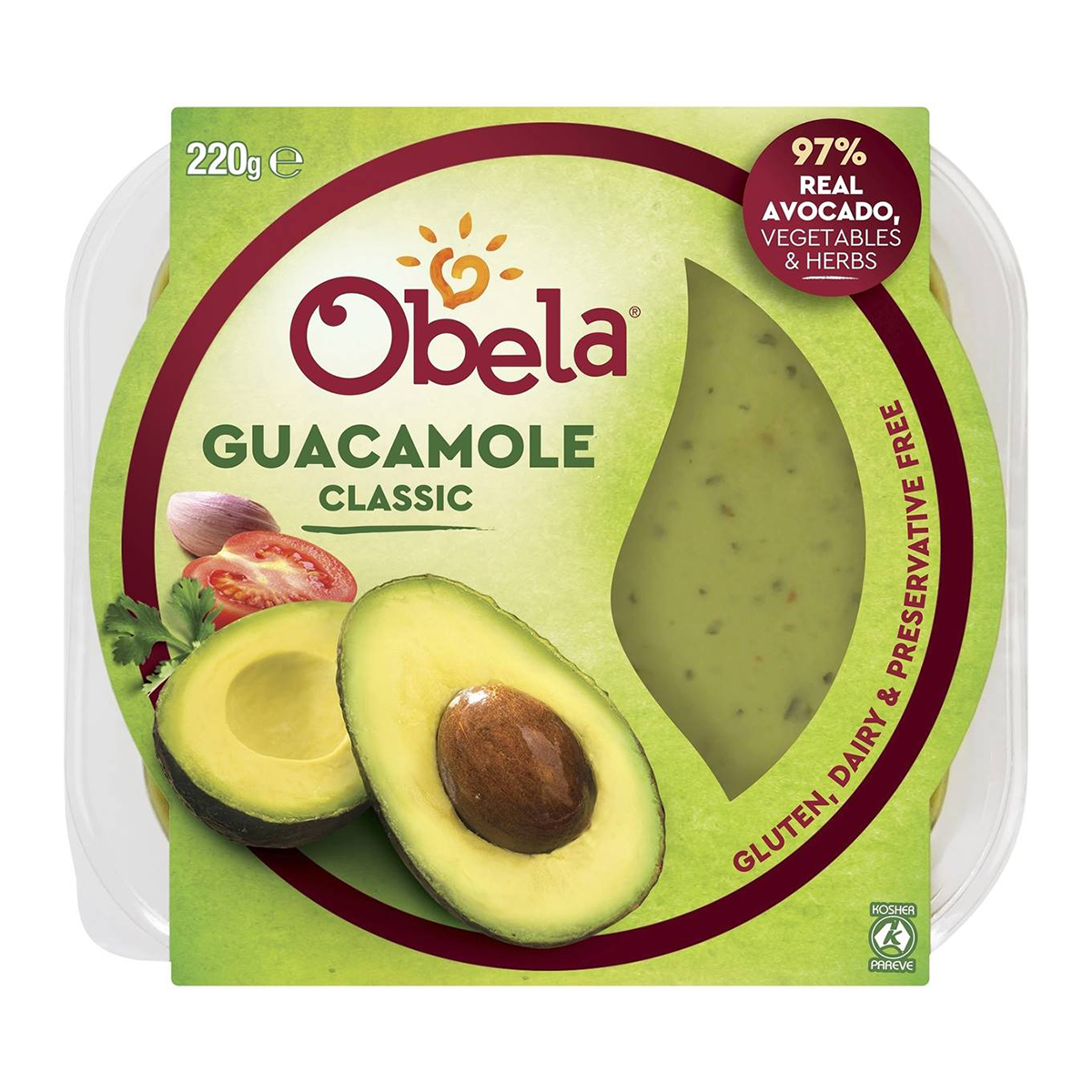 Obela Classic Guacamole 220g