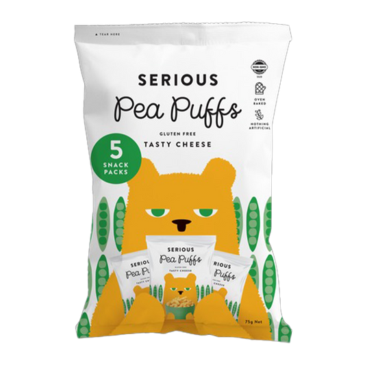 Serious Pea Puffs Cheese Multipack x5 75g