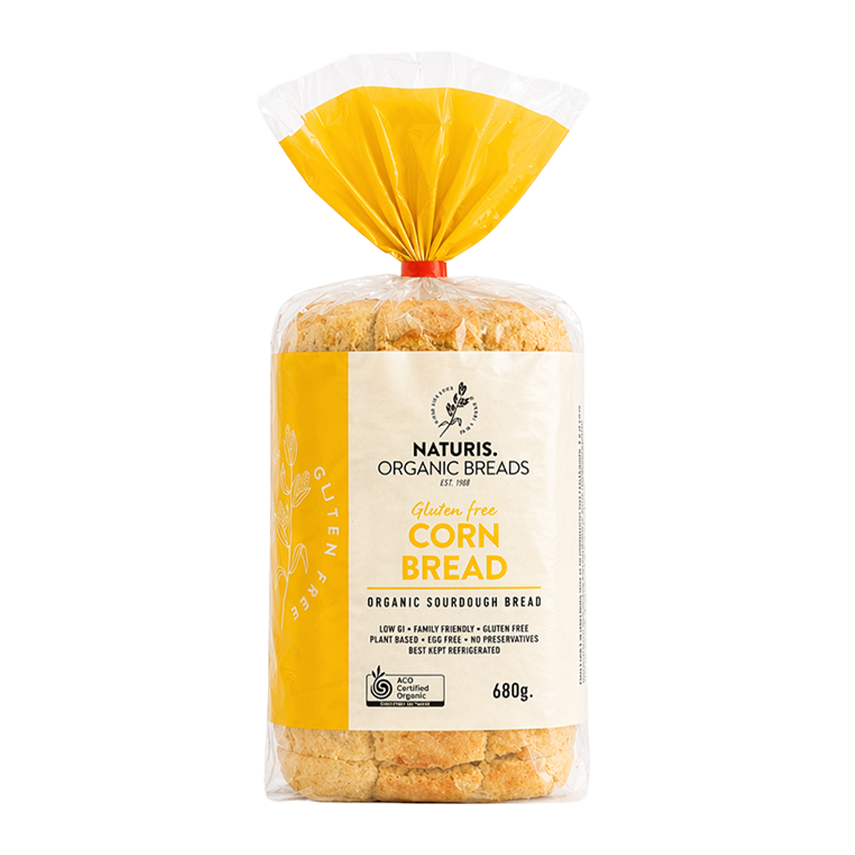 Naturis Organic Breads Gluten Free Corn Bread 680g