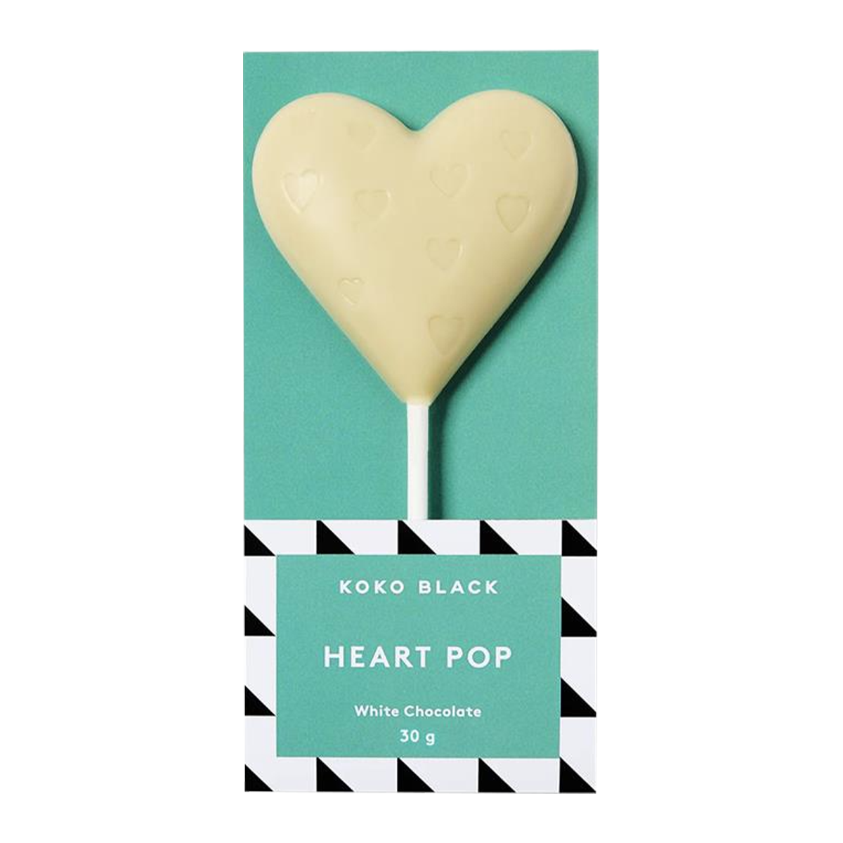 Koko Black Heart Pop White Chocolate 30g | Harris Farm Markets Online