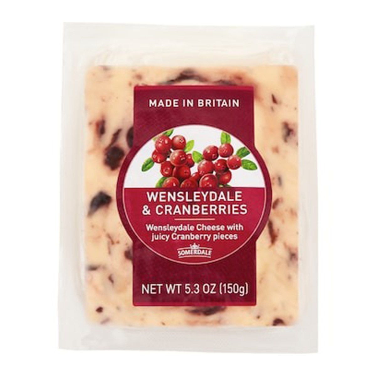 Clawson Wensleydale & Cranberries Cheese 150g