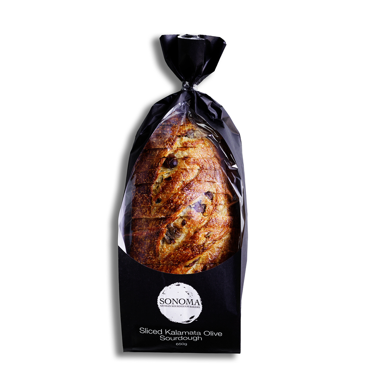 Sonoma Sliced Kalamata Olive Sourdough 650g