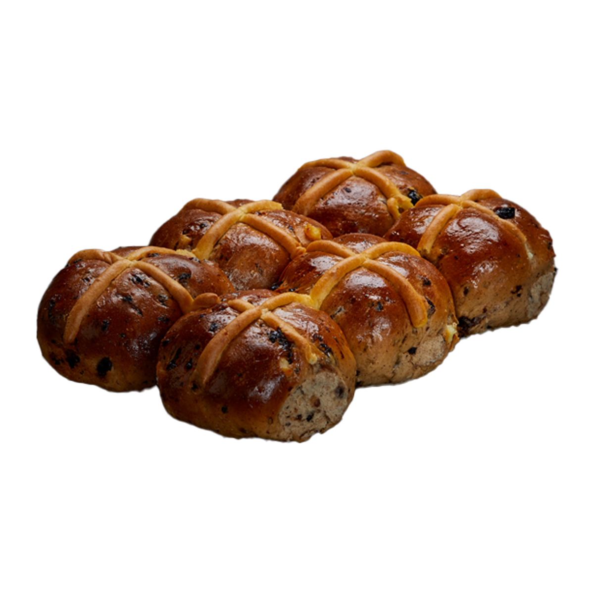 Three Mills Bakery Hot Cross Buns x6 Pack