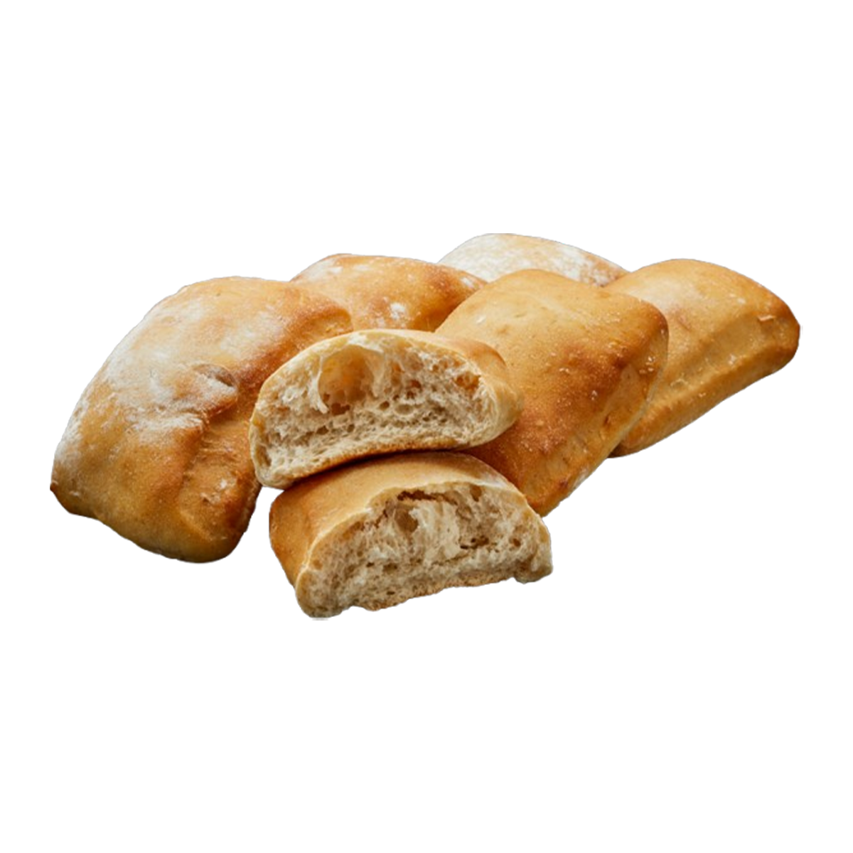 Three Mills Bakery Ciabatta Roll x6