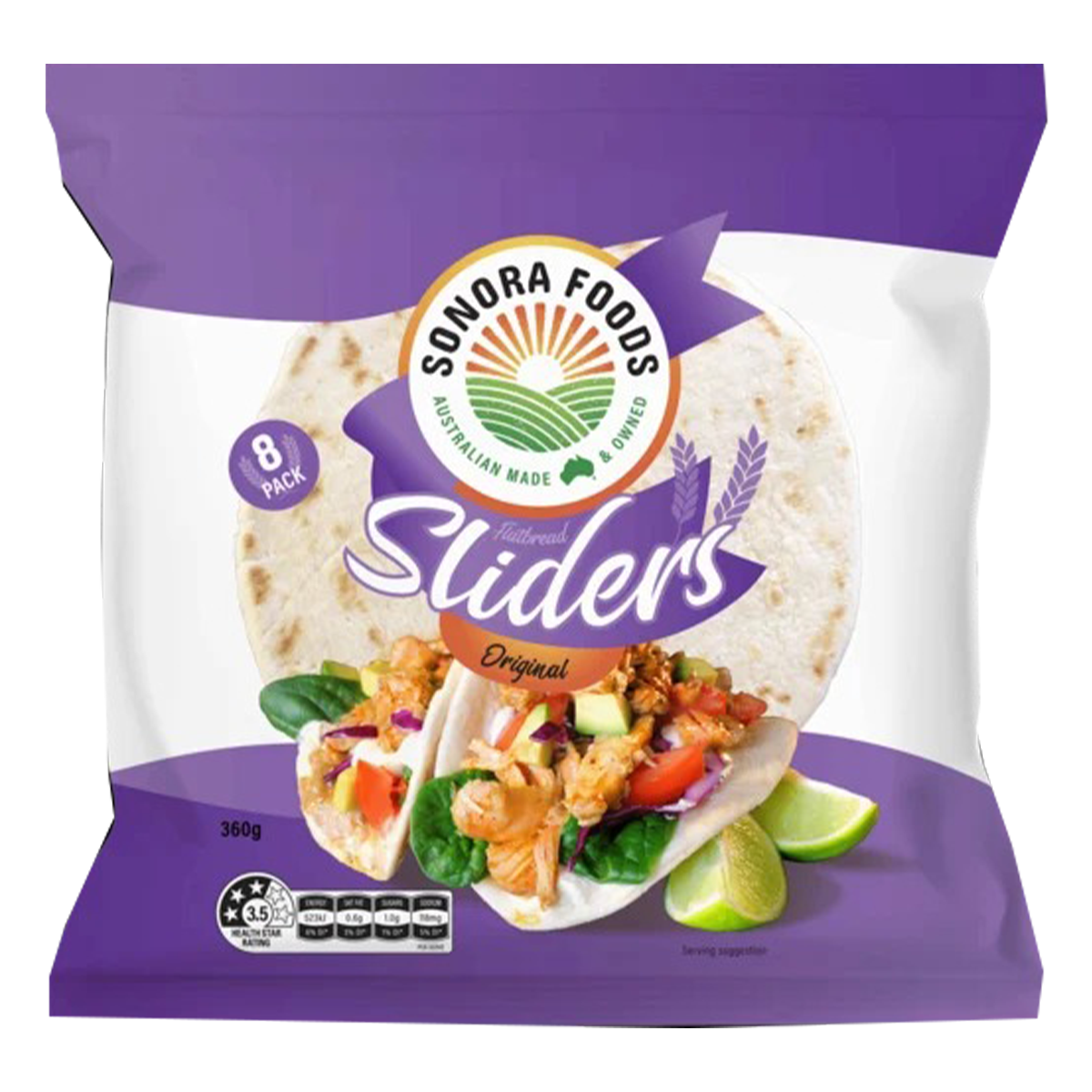 Sonora Wraps Sliders x8 360g