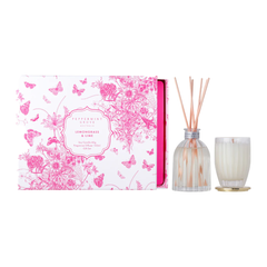 Peppermint Grove Lemongrass and Lime Candle and Diffuser Gift Set