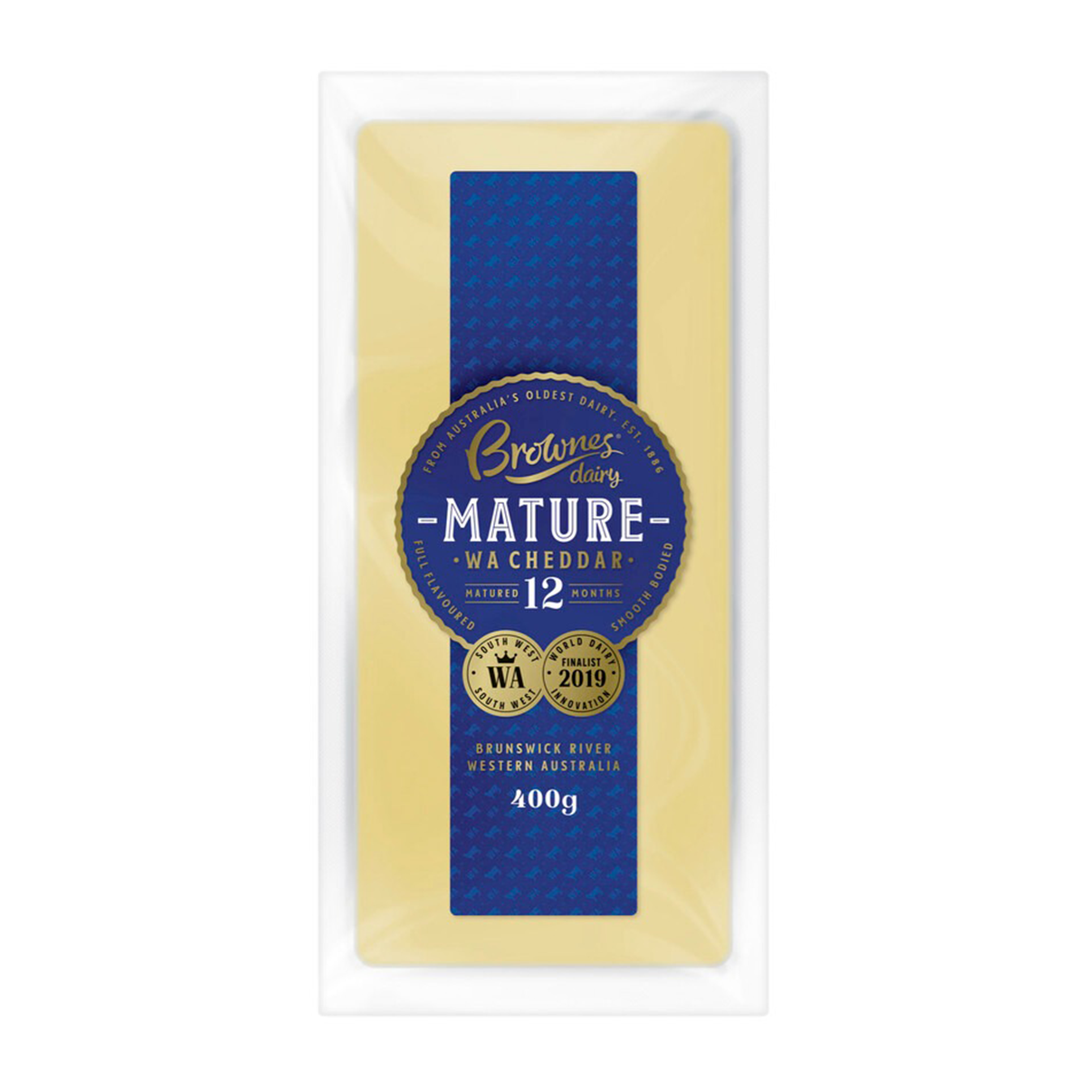Brownes Dairy Mature Cheddar Cheese 400g