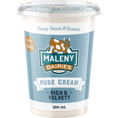 Maleny Dairies Pure Cream 300ml