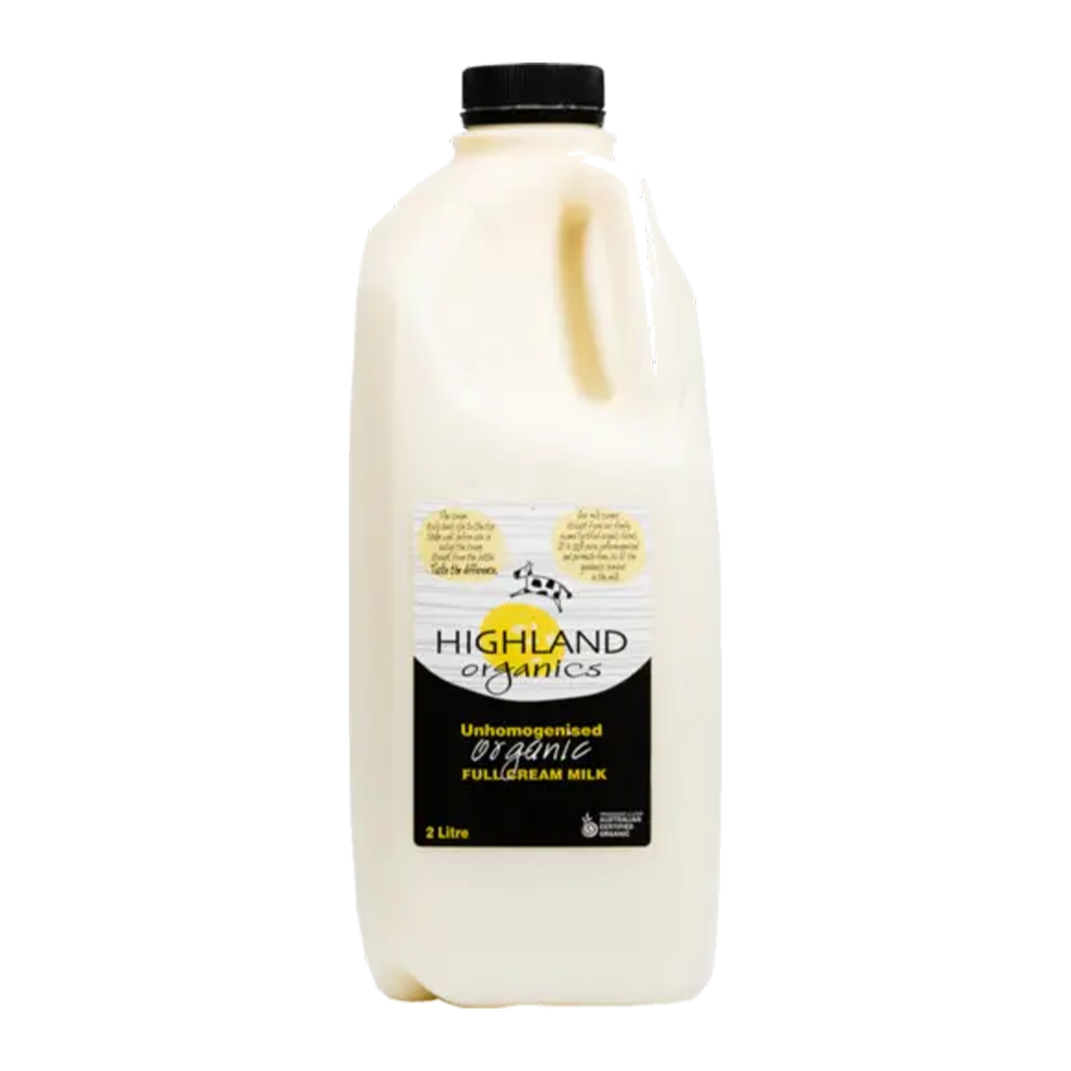 Highland Jersey Unhomogenized Full Cream Milk 2L