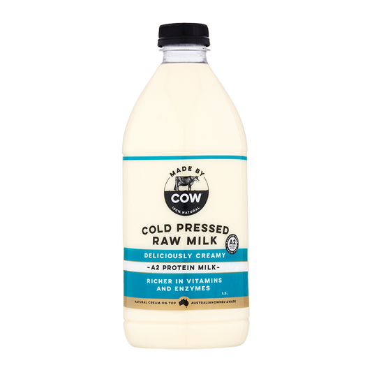 Made By Cow A2 Protein Cold Pressed Raw Milk 1.5L
