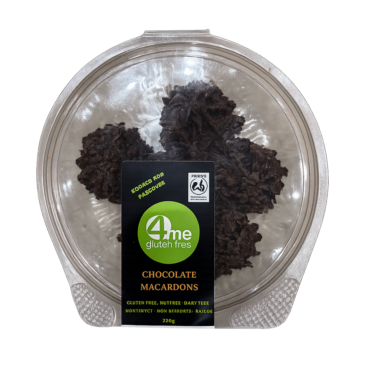 4 Me Gluten Free Chocolate Macardons 220g