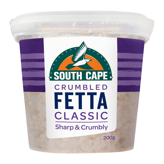 South Cape Crumbled Fetta Cheese Classic 200g