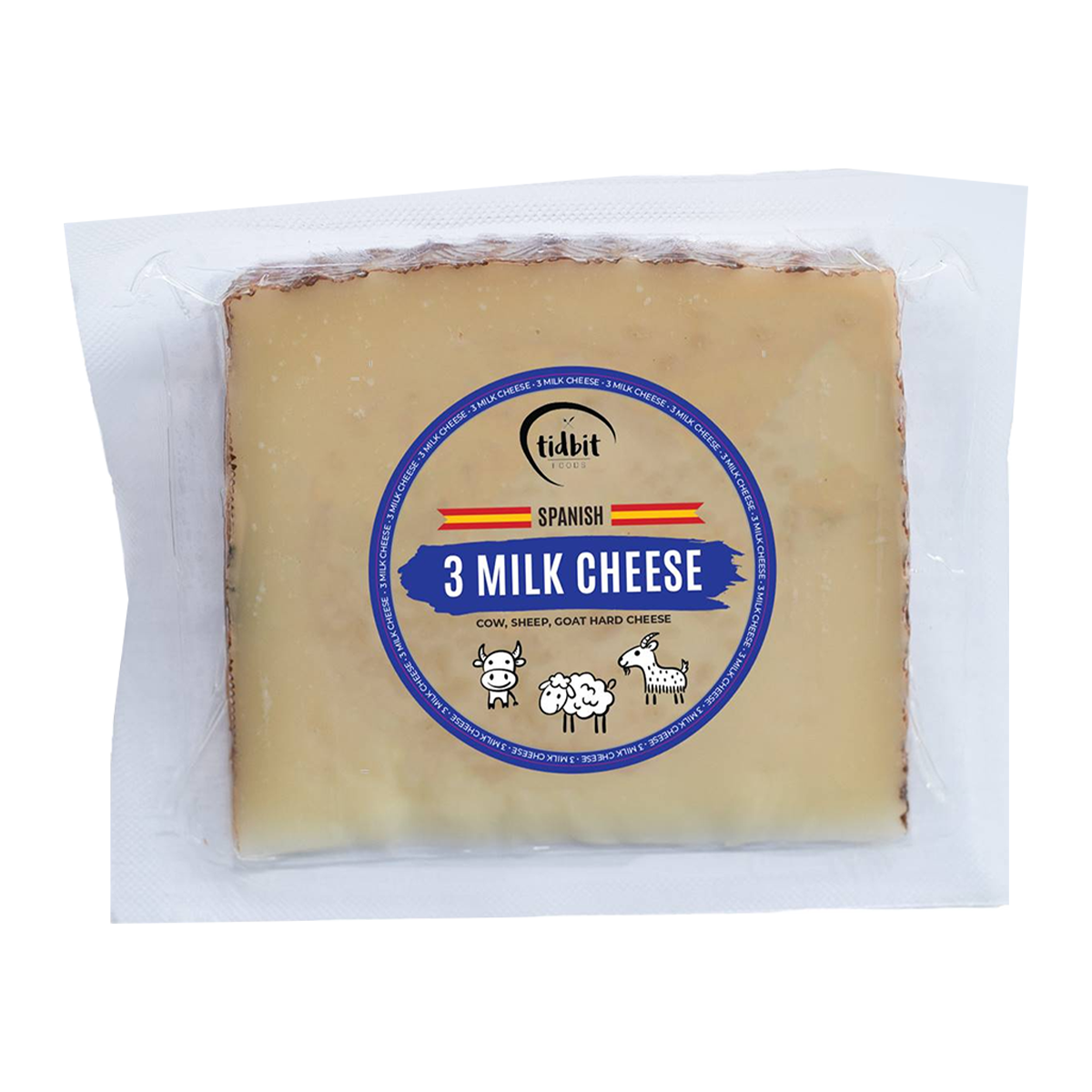 Tidbit Spanish 3 Milk Cheese 880g