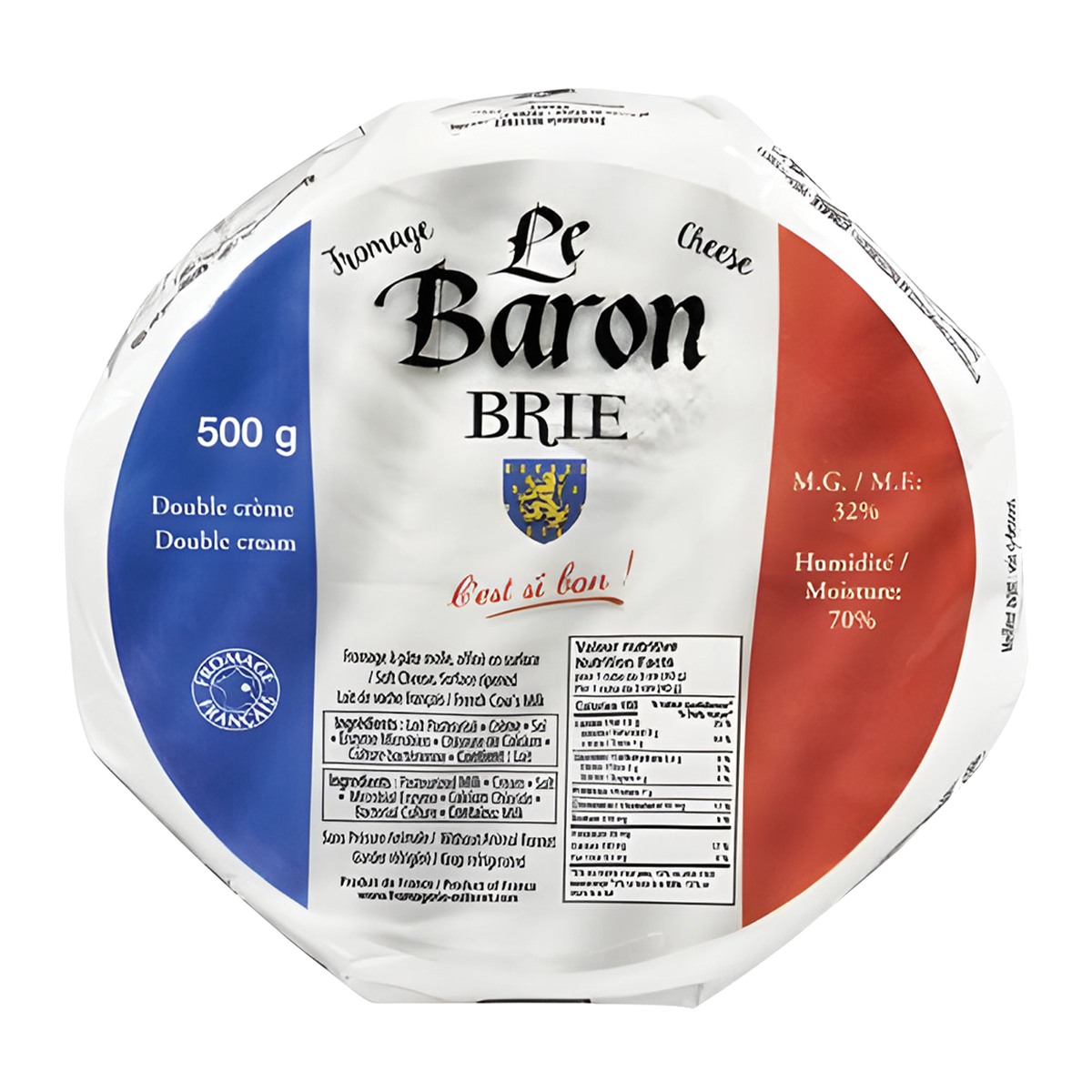 Le Baron French Double Brie Cheese 500g