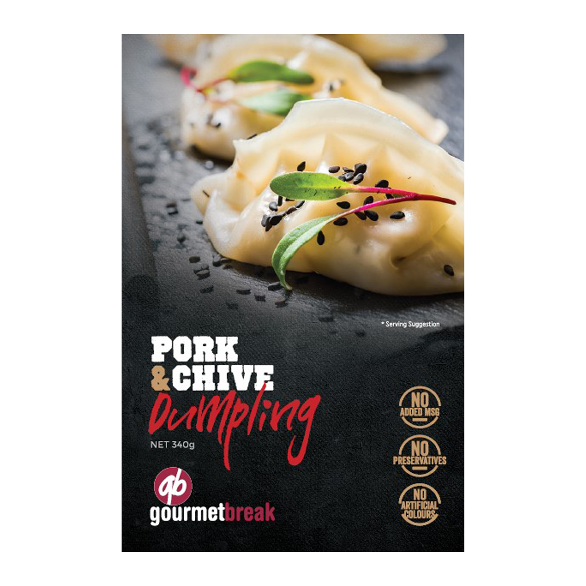 Gourmet Break Pork Chive Dumplings 340g