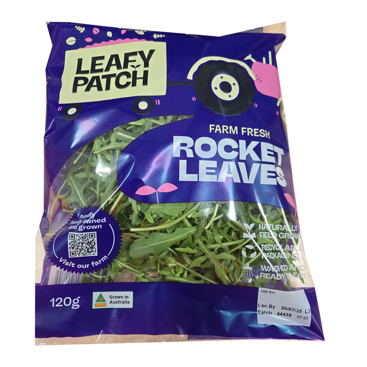 Leafy Patch Rocket Leaves 120g